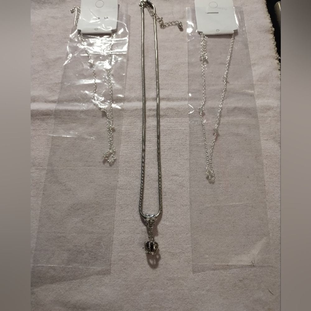 🇺🇸 Clearance 🇺🇸Elegant Silver Necklace Set